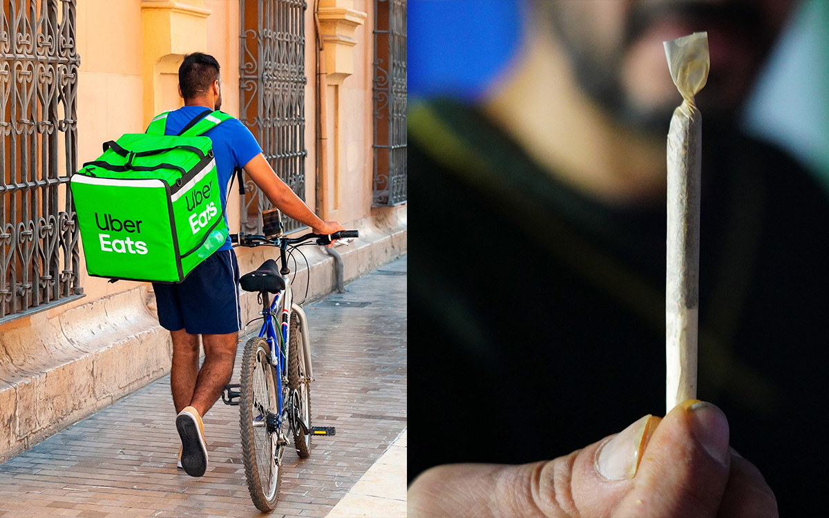 ¿Ordenar marihuana por Uber Eats? En Canadá es posible desde hoy