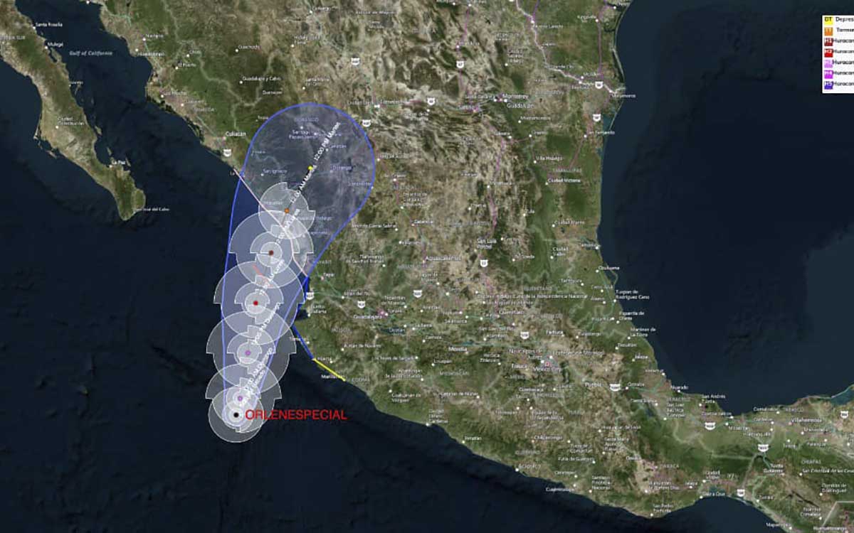 Huracán Orlene Es Potencialmente Catastrófico Alerta Nayarit Preparan Albergues Y 1118