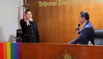 Ociel Baena hace historia como el primer magistrade electoral no binarie en América Latina