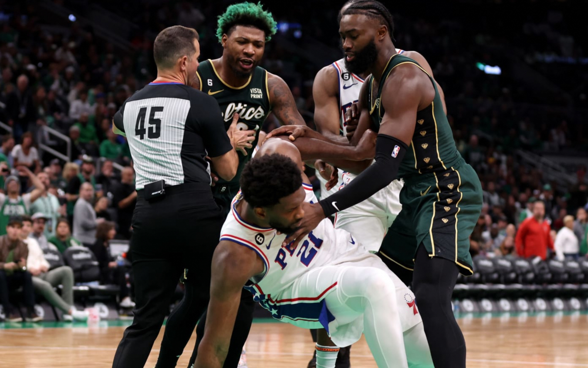 NBA Marcus Smart asegura que pudo 'haberle roto la cabeza' a Embiid en