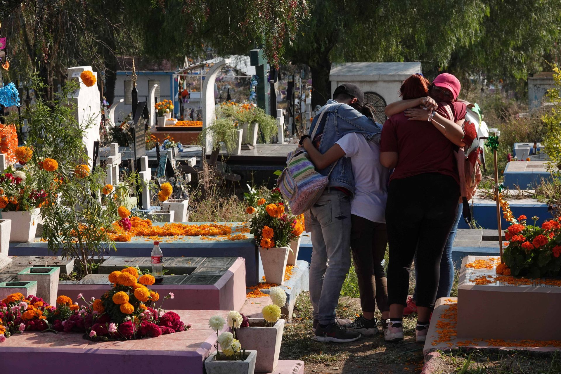 Día de Muertos: Flores, velas, comida, música... así se vive este 1 de  noviembre en los panteones del país | Fotos | Aristegui Noticias