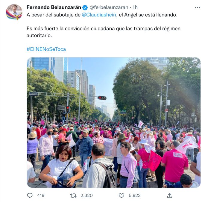 Estos Pol Ticos Fueron A La Marcha Yo Defiendo Al Ine O Apoyaron La