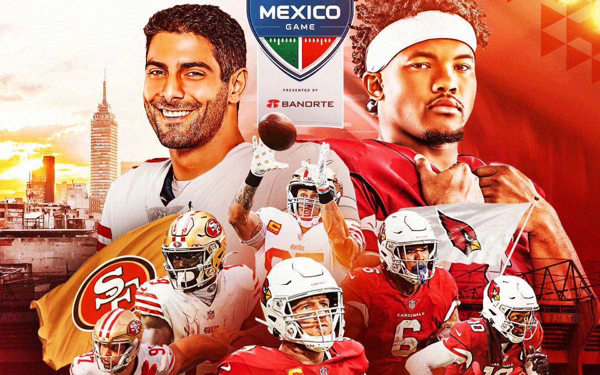 La NFL en México! Sigue en vivo el Cardinals vs 49ers en el