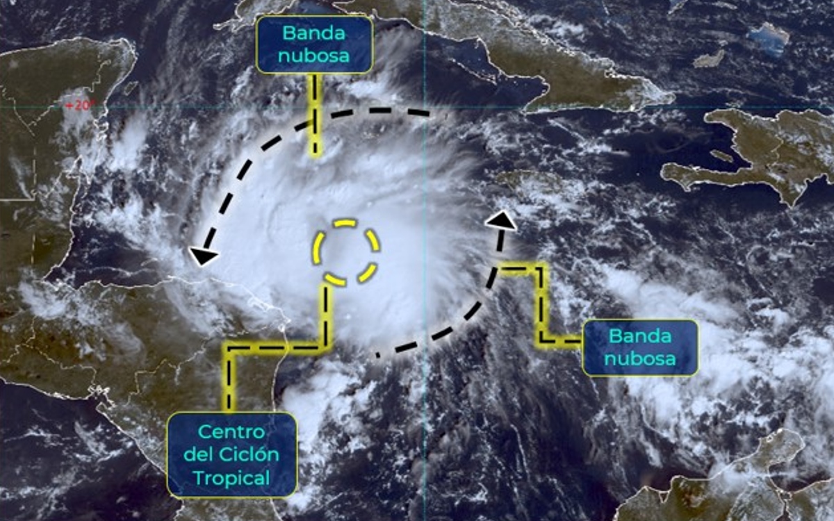 Tormenta tropical 'Lisa' se dirige a Quintana Roo conoce su