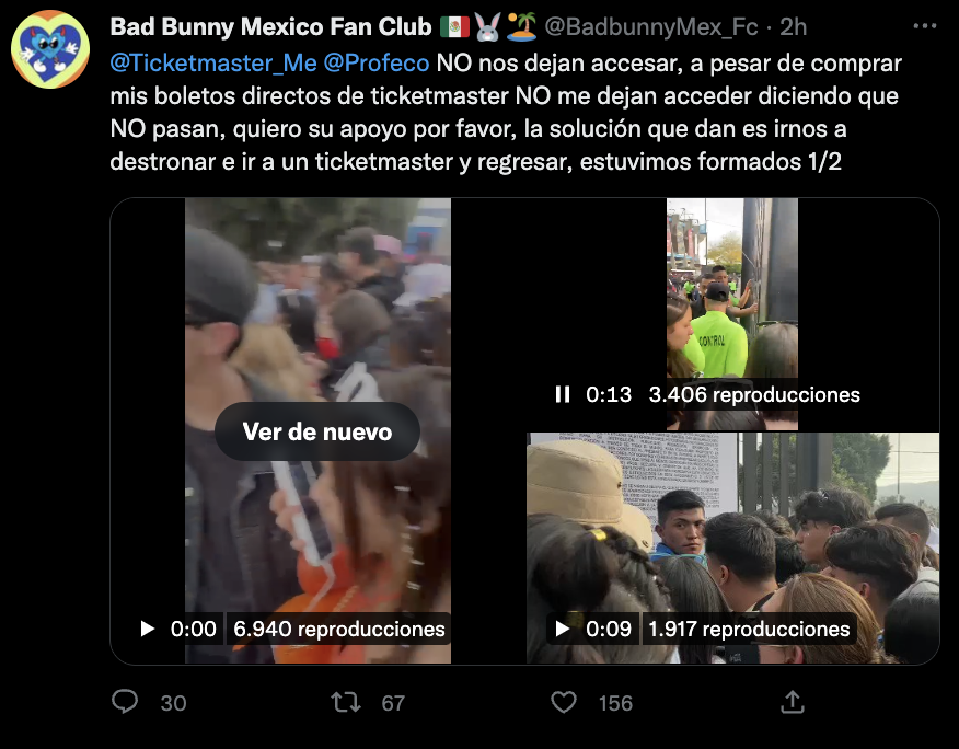 CDMX: Ticketmaster estafa a madre en concierto de Bad Bunny