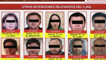 Caen 17 miembros del CJNG, incluidos El Menchito y El Borrego