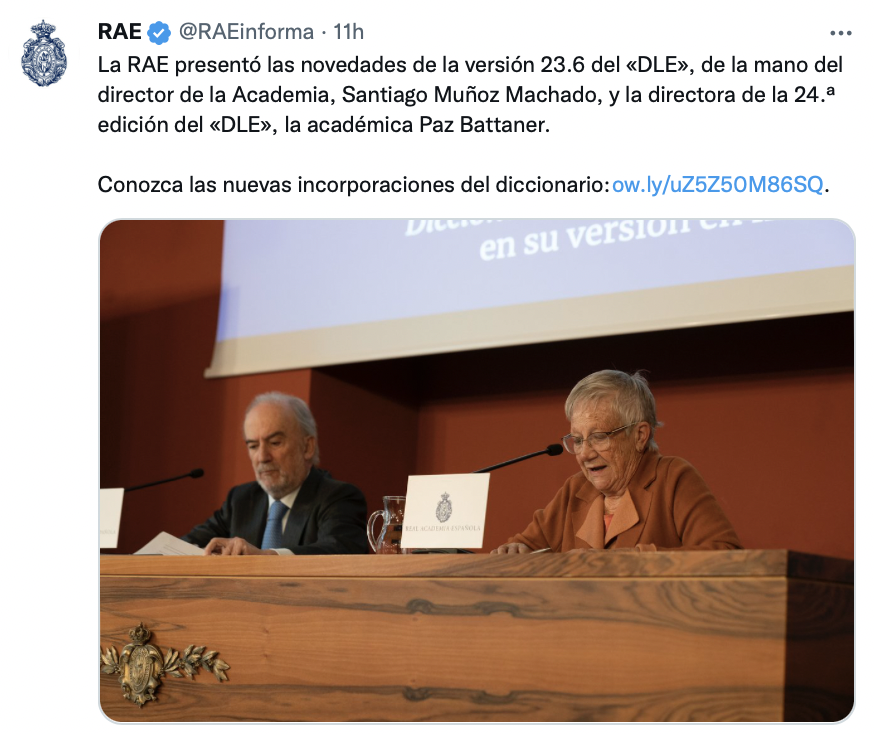 Se suman conspiranoico y micromachismo al diccionario de la RAE