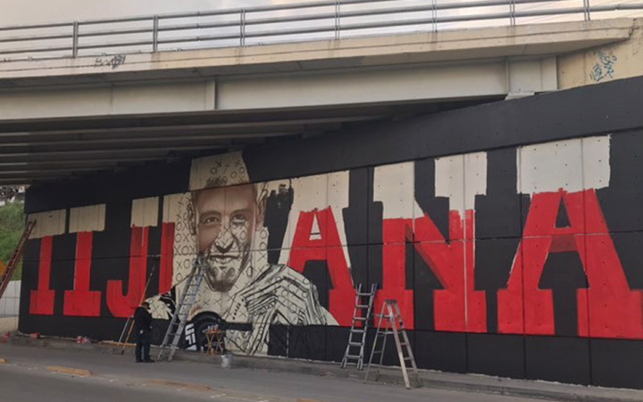 'No mames Tijuana cómo te quiero': Brandon Moreno y su nuevo mural