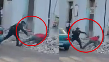 Policía es investigado por golpear a ciudadano en Oaxaca | Video