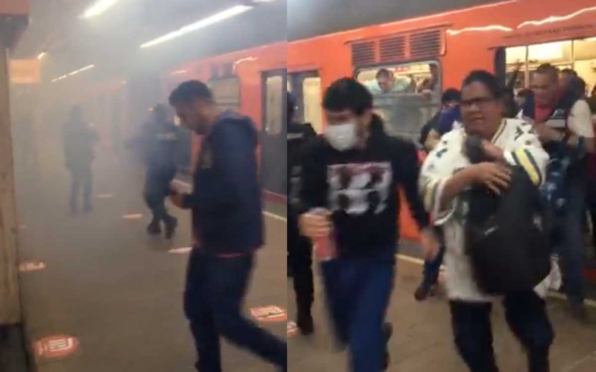 Se separan trenes en metro Polanco en medio de una nube de humo | Aristegui  Noticias