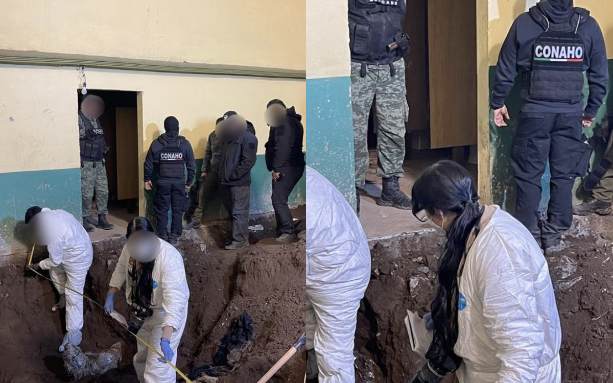 Hallan narcofosa del CJNG en Edomex; había bolsas con restos humanos | Video Hallan narcofosa del CJNG en Edomex; había bolsas con restos humanos | Video