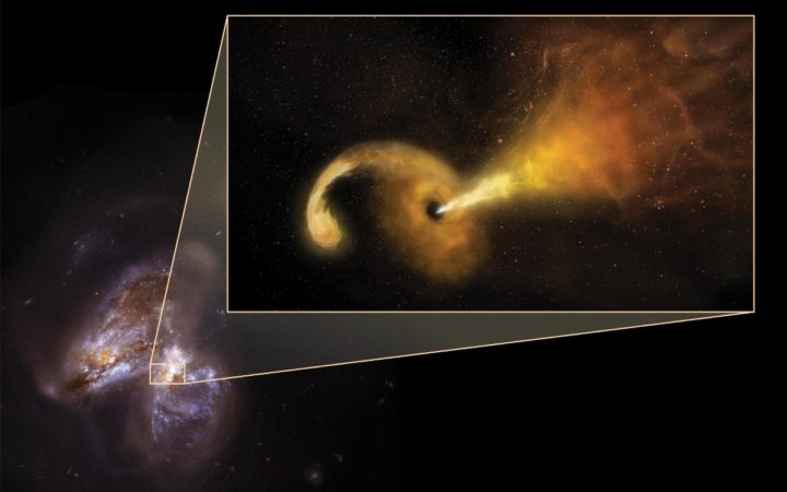 Astrónomos observan a agujero negro tragarse una estrella