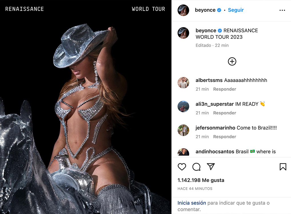 Tour 'Renaissance' de Beyoncé, el nuevo reto de Ticketmaster