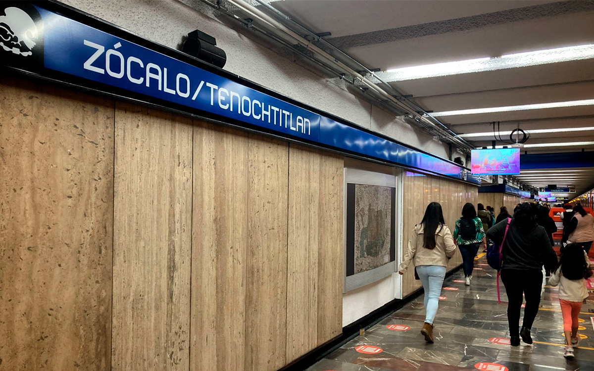 Estación Zócalo del Metro CDMX, cerrada de forma indefinida | Aristegui  Noticias
