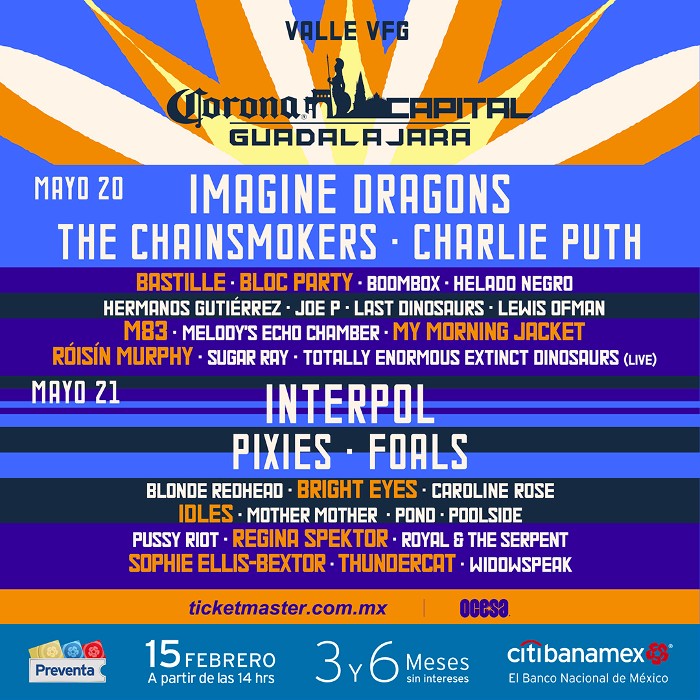 Ya hay fechas para la venta de boletos del Corona Capital GDL 2023