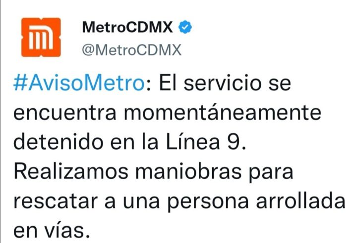 Muere hombre tras caer a las vías de la estación Chilpancingo y ser  arrollado | Metro CDMX | Aristegui Noticias