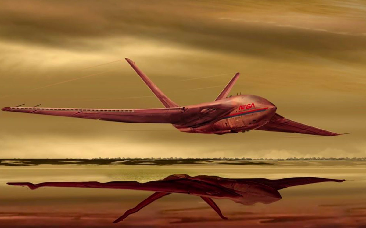 NASA trabaja en avión capaz de sobrevolar Titán, luna de Saturno NASA trabaja en avión capaz de sobrevolar Titán, luna de Saturno