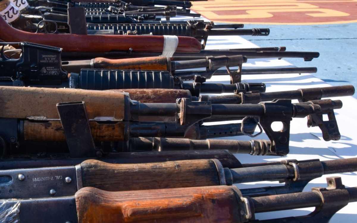 The Americans believed in sending an arsenal to Mexico