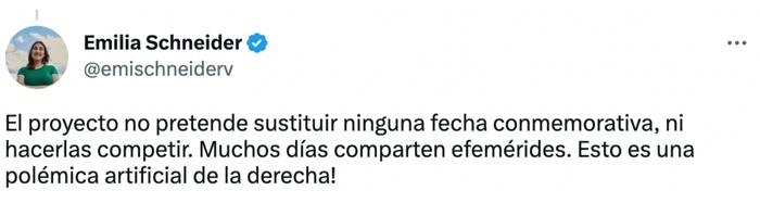 Tweet Emilia Schneider