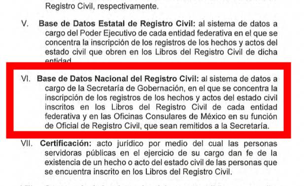 Avanza Ley Que Concentra En Segob Datos De Oficinas Del Registro Civil