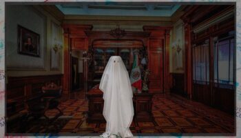 Particular de AMLO invita a empresa fantasma a Palacio Nacional