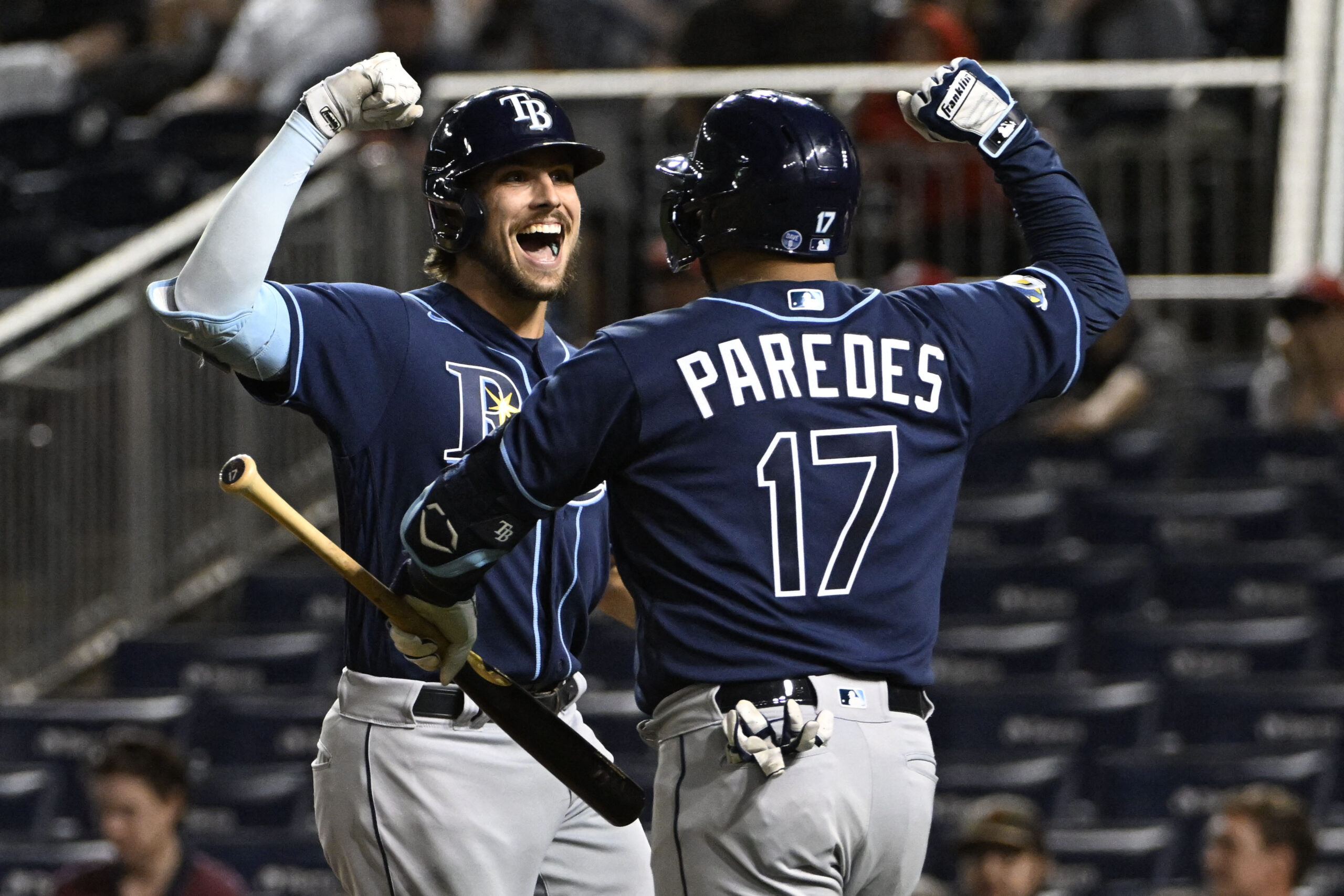 Rays de Tampa Bay vencen a los Cerveceros en la MLB