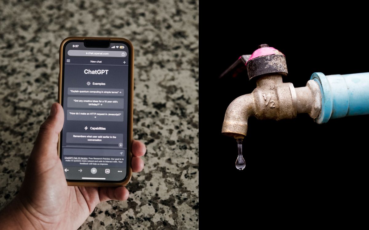 ChatGPT consume medio litro de agua por cada conversación simple: estudio ChatGPT consume medio litro de agua por cada conversación simple: estudio