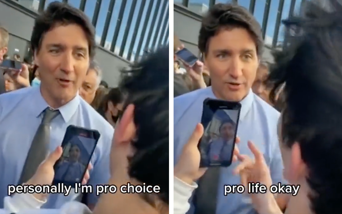 Trudeau to young anti-abortion: ‘You need to think more and pray less’