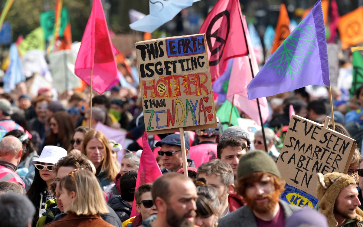 Activists call for action to avoid ‘dystopian’ future on Earth Day