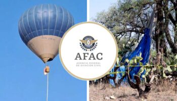 AFAC investiga incendio de globo aerostático en Teotihuacán