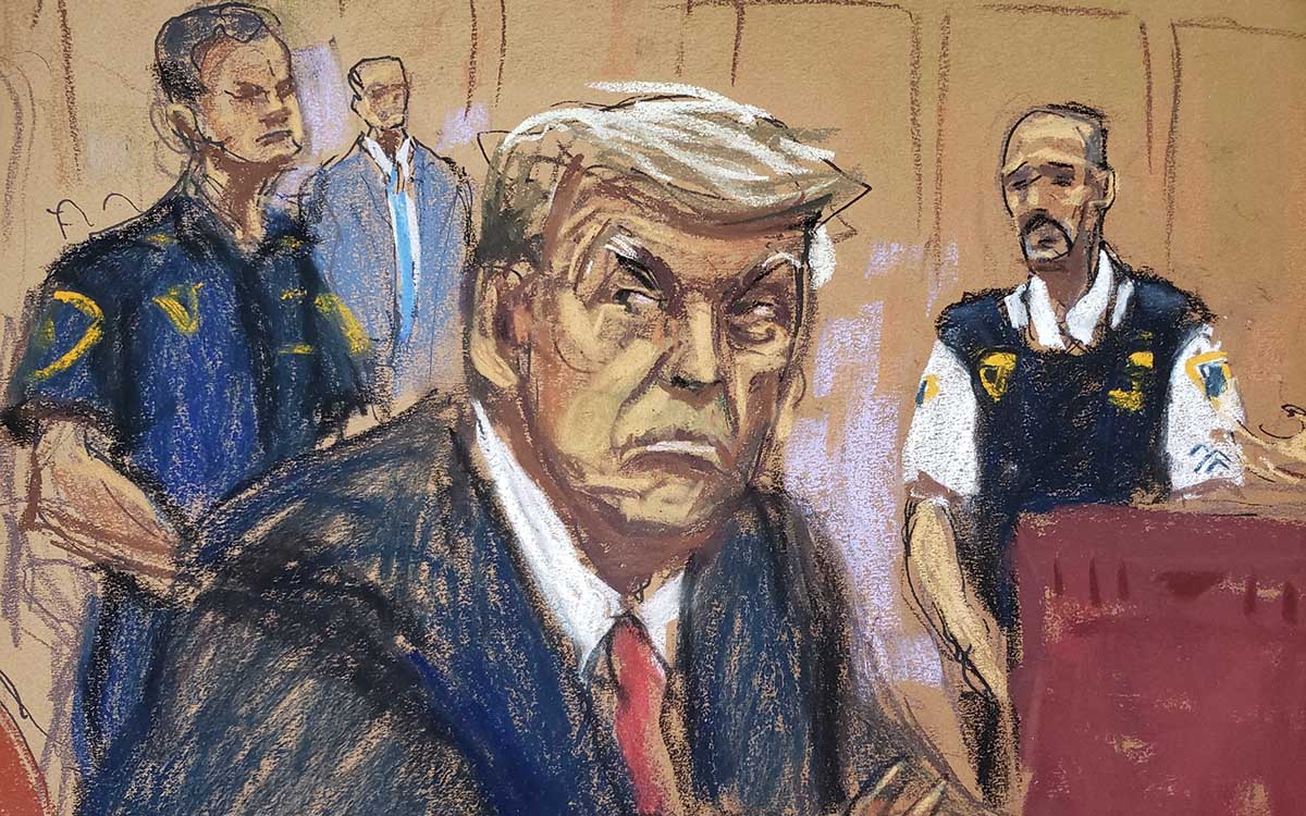 They threaten the judge who is hearing the case against Trump in New York