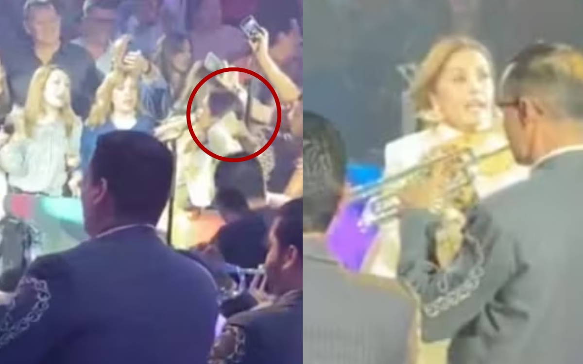 wideo |  fan, który ciągnie Lucero za włosy na koncercie;  Tak zareagowała piosenkarka