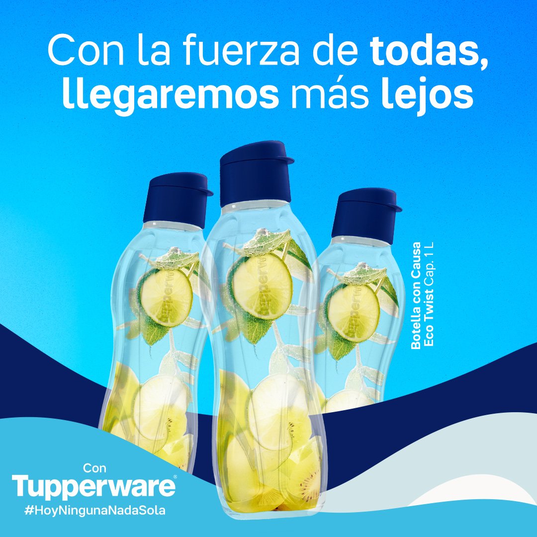 Tupperware lanza botella conmemorativa para ayudar a nadadoras mexicanas