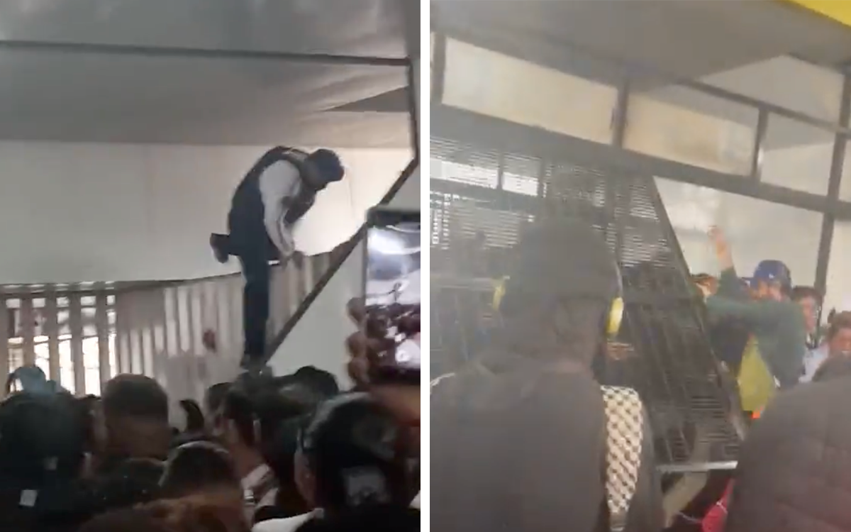 Estampida en Metro Pantitlán por suspensión de servicio | Video Estampida en Metro Pantitlán por suspensión de servicio | Video