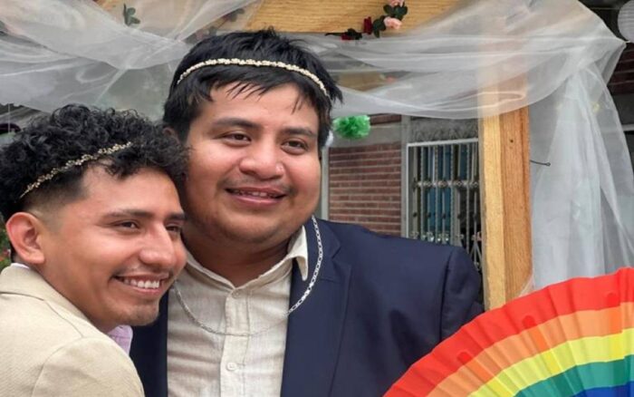 Adrian and lucifer celebrate the first mixed gay wedding in oaxaca