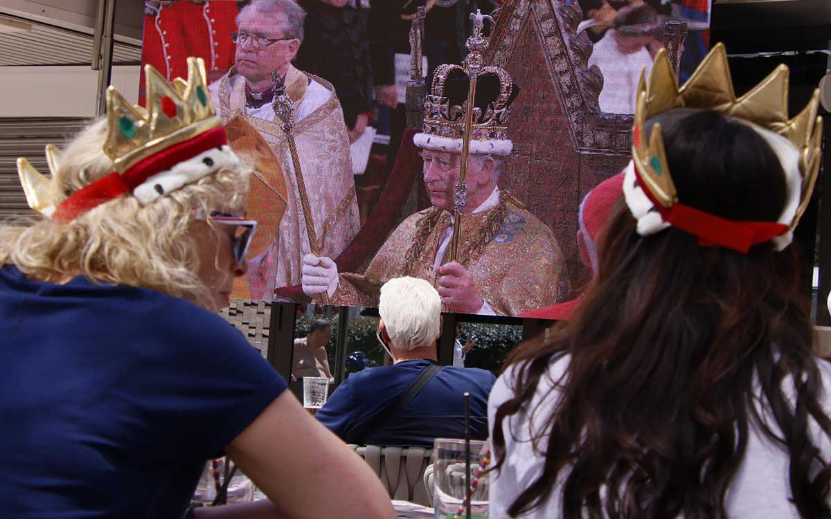 The coronation reached an audience of 20 million in the UK.