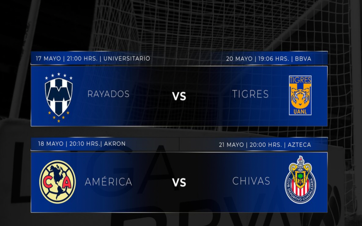 Liga MX Dan a conocer los horarios para los duelos semifinales Tuit