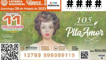 Con billete de la lotería conmemoran los 105 años del natalicio de Pita Amor