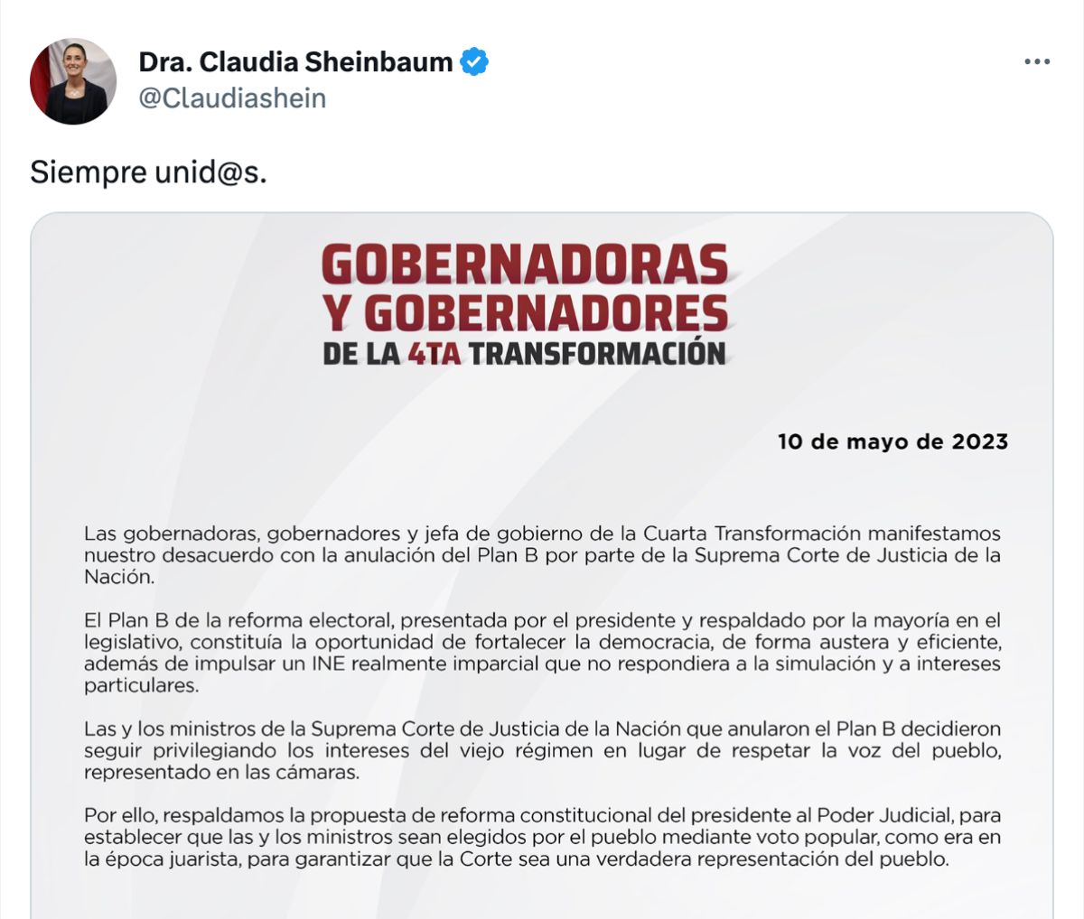 Gobernadores De Morena Se Suman A Ataques Contra La Corte Por Plan B ...