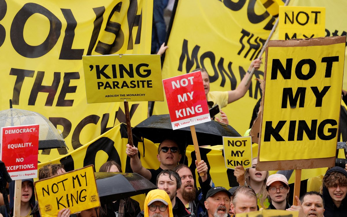 “Not my king”;  This is how the protests against the coronation of Carlos III were experienced |  Video and Gallery