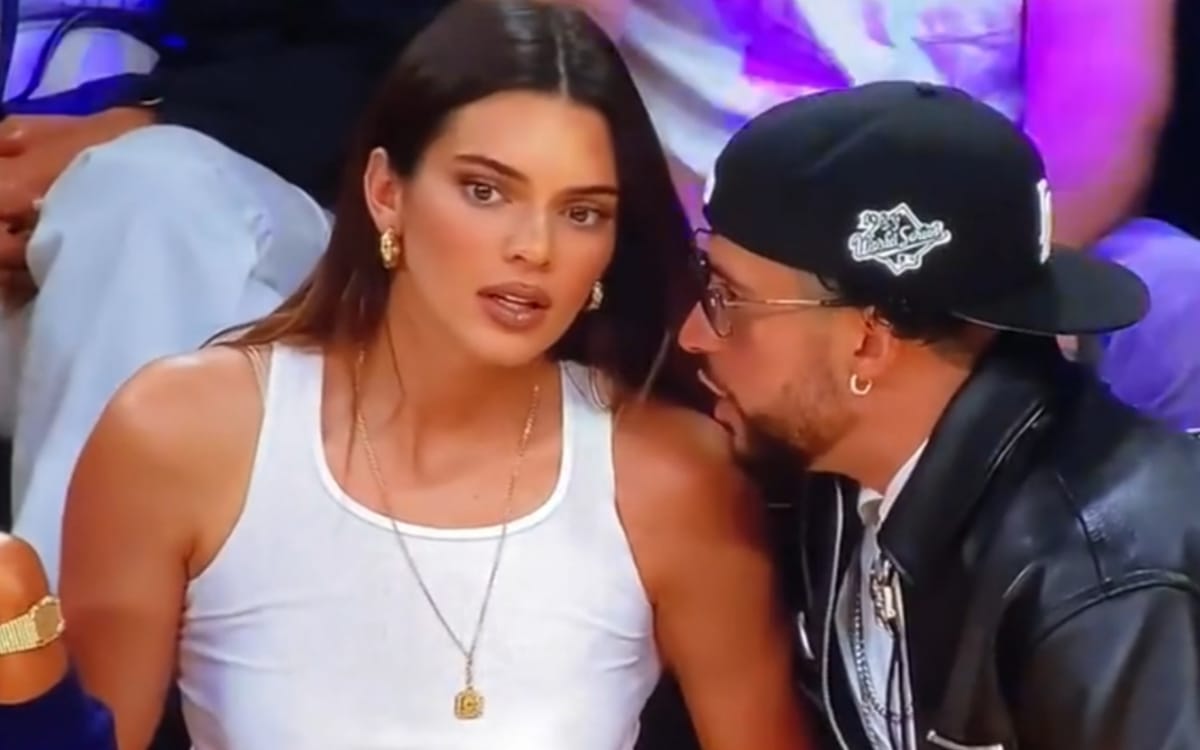 Bad Bunny y Kendall Jenner tienen cita en partido de los Lakers