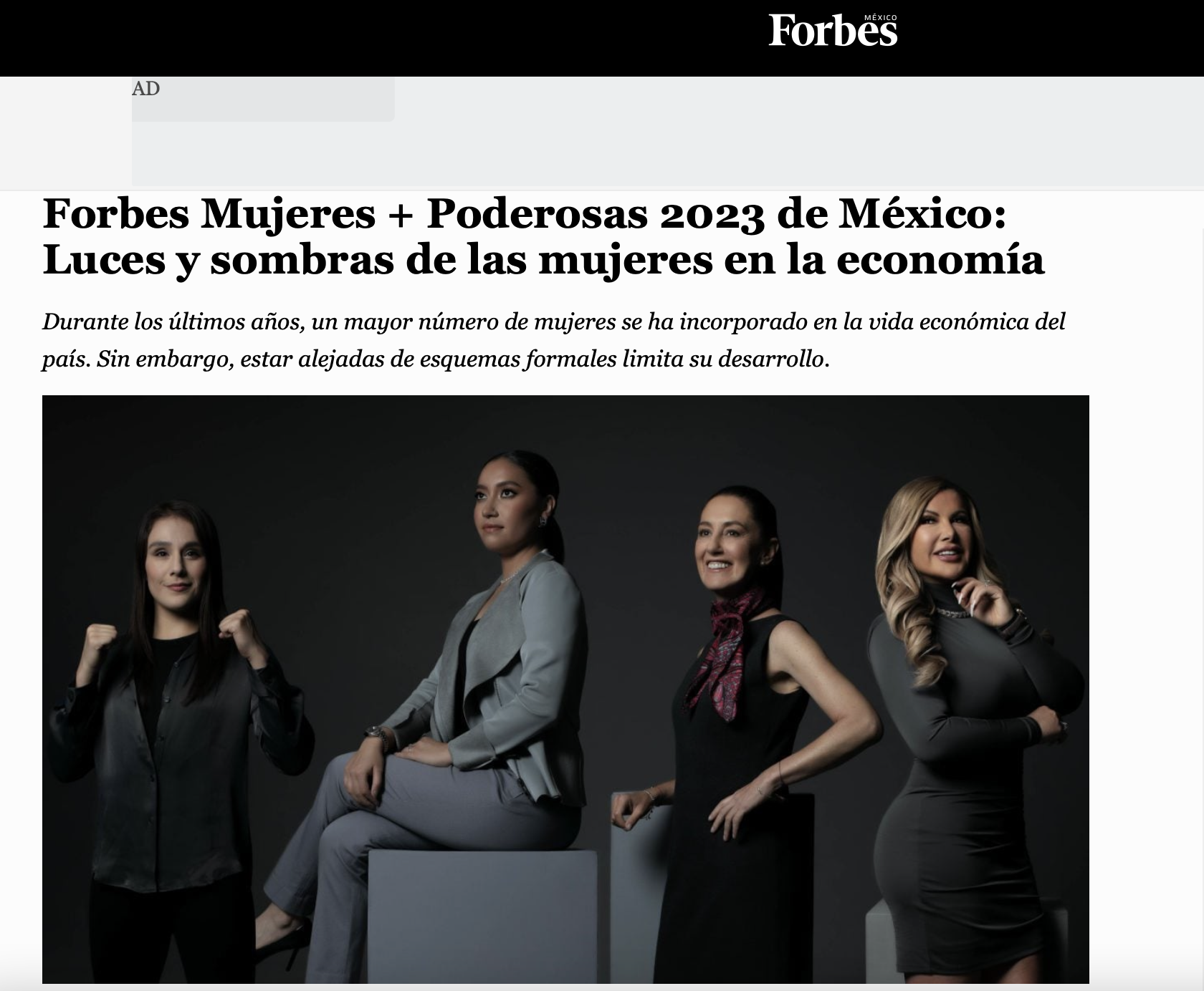 Las 100 Mujeres más Poderosas de México, según Forbes Aristegui Noticias