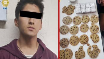 Detienen a joven que vendía pasteles y galletas con aparente marihuana en escuela de CDMX