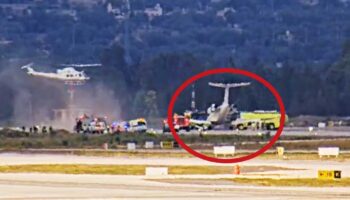 Aterriza avión de emergencia en el AIFA | Video