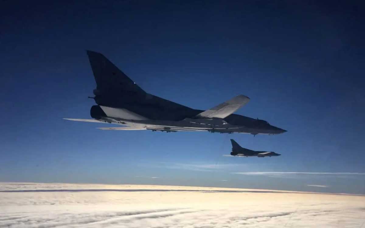 British fighter jets intercept 21 Russian aircraft in NATO airspace