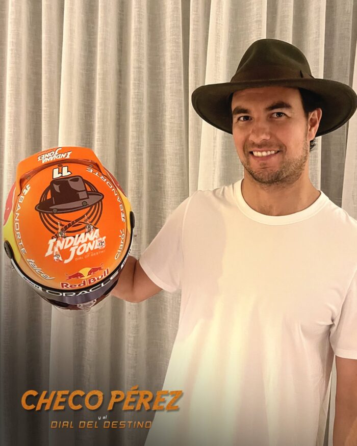 F1: Checo Pérez presents Indiana Jones helmet for the Canadian GP – Today90