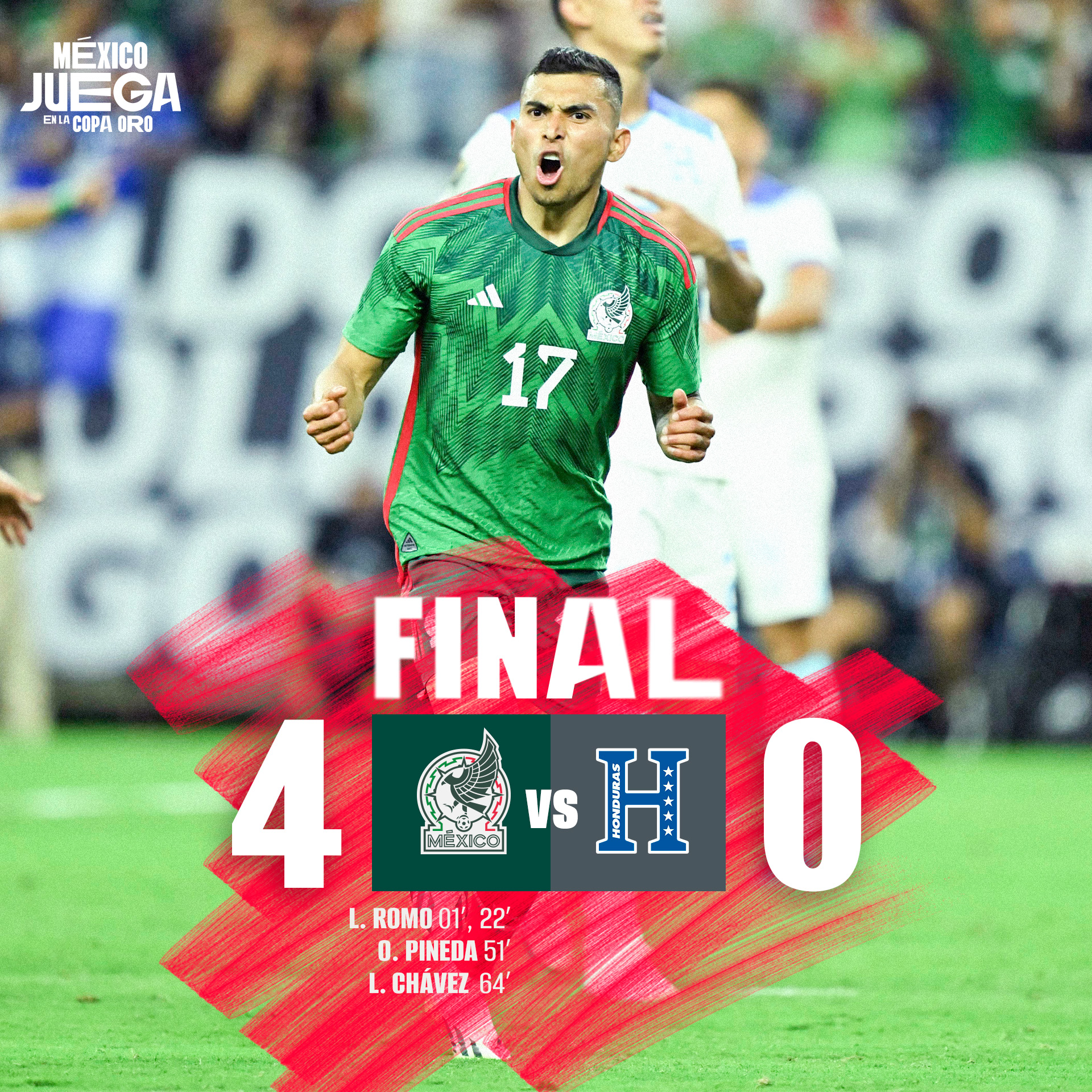 Copa Oro 2023 México golea a Honduras en el estreno de ‘Jimmy’ Lozano