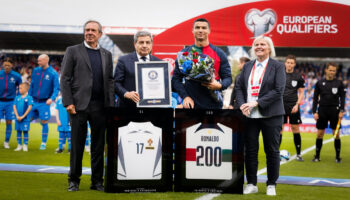 Llega Cristiano Ronaldo a 200 partidos con la Selección de Portugal | Video