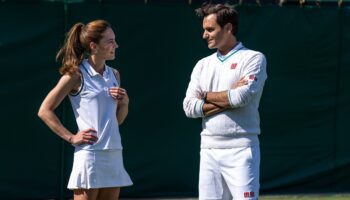 Roger Federer reta a la princesa Kate en Wimbledon