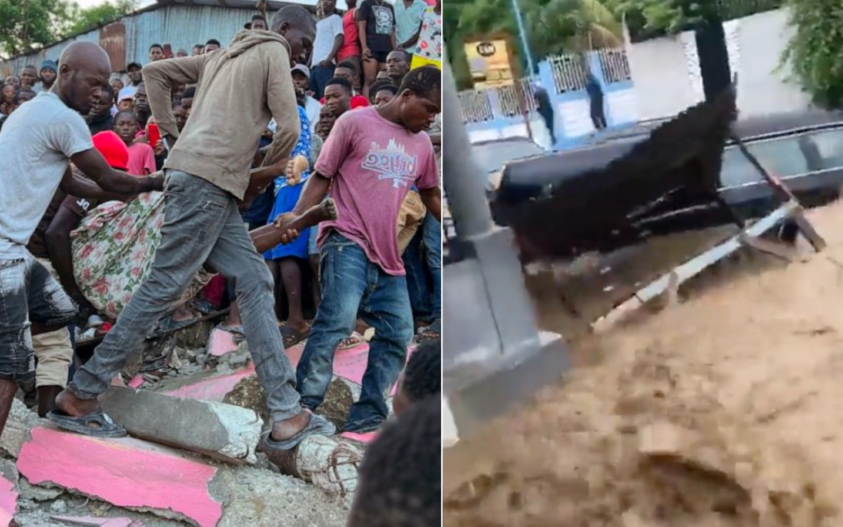 At least 4 people were killed and more than 30 were injured in a magnitude 5.5 earthquake in Haiti.